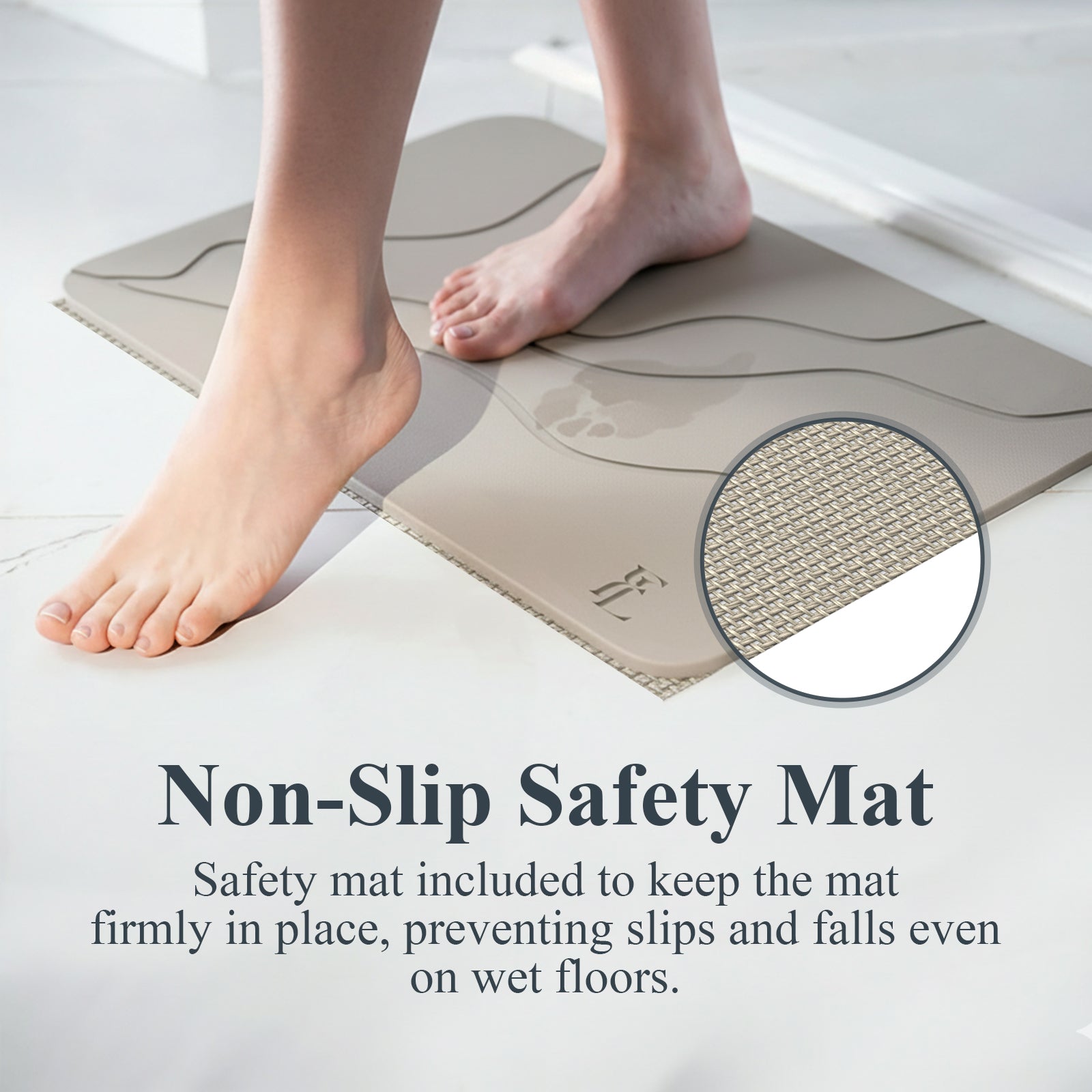 Forever Lifestyle Diatomaceous Earth Stone Bath Mat