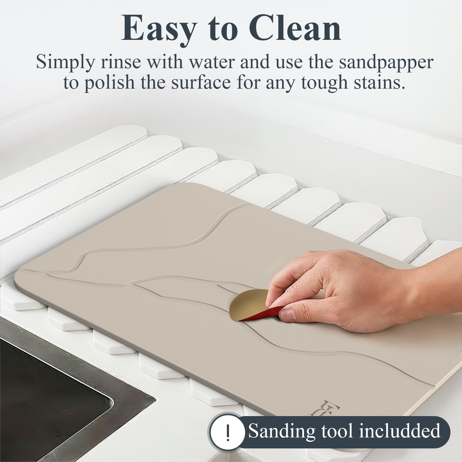 Forever Lifestyle Diatomaceous Earth Stone Bath Mat