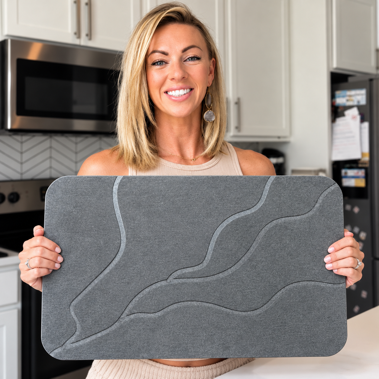 Forever Lifestyle Diatomaceous Earth Stone Bath Mat