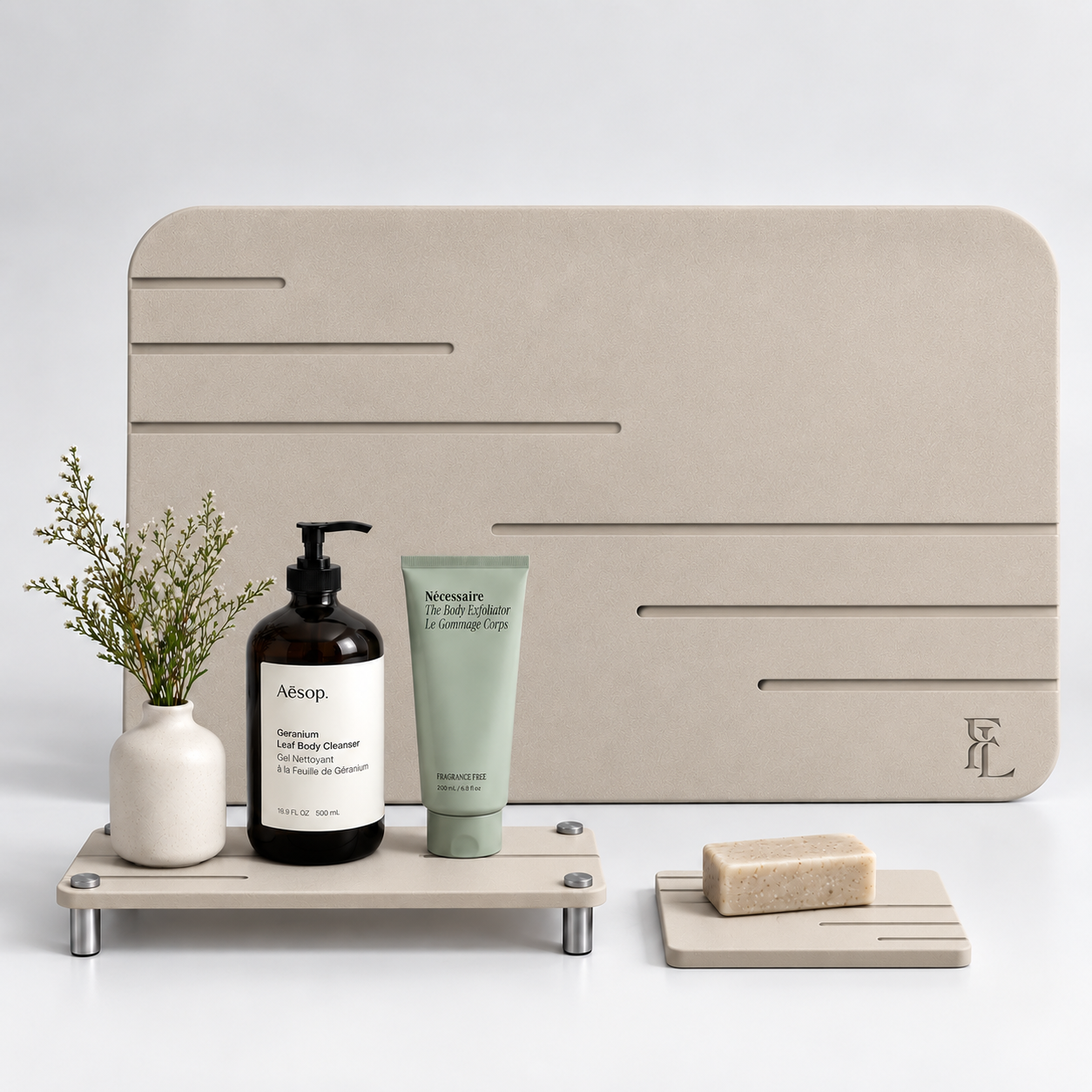 Forever Lifestyle Diatomaceous Earth Stone Bath Mat