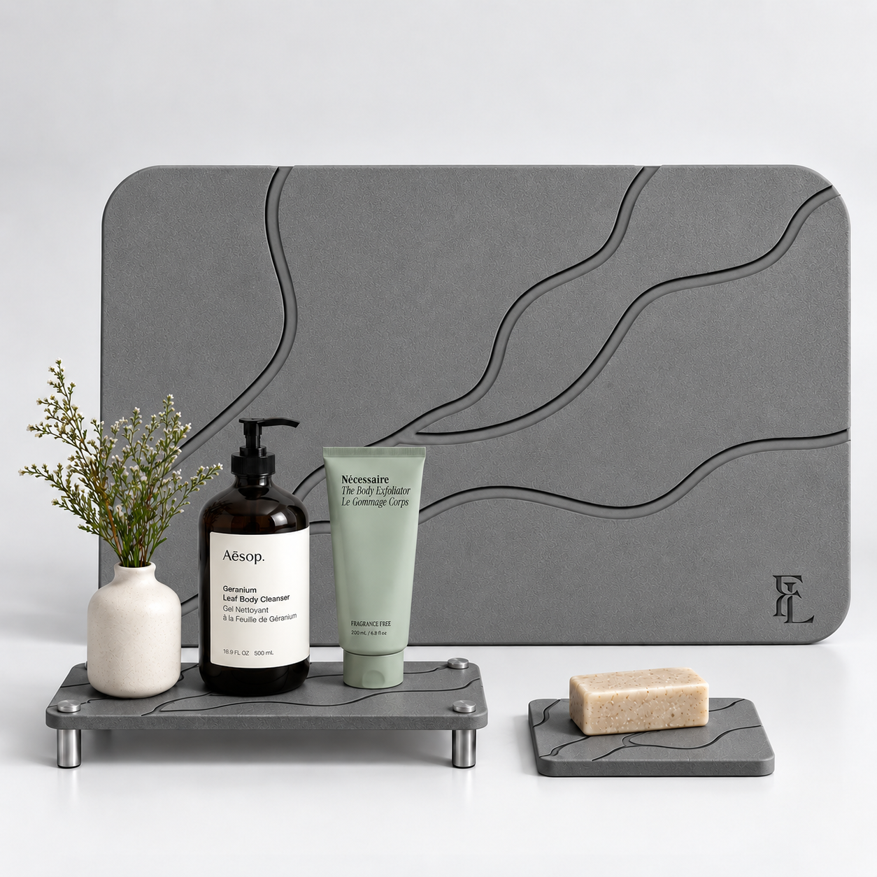 Forever Lifestyle Diatomaceous Earth Stone Bath Mat