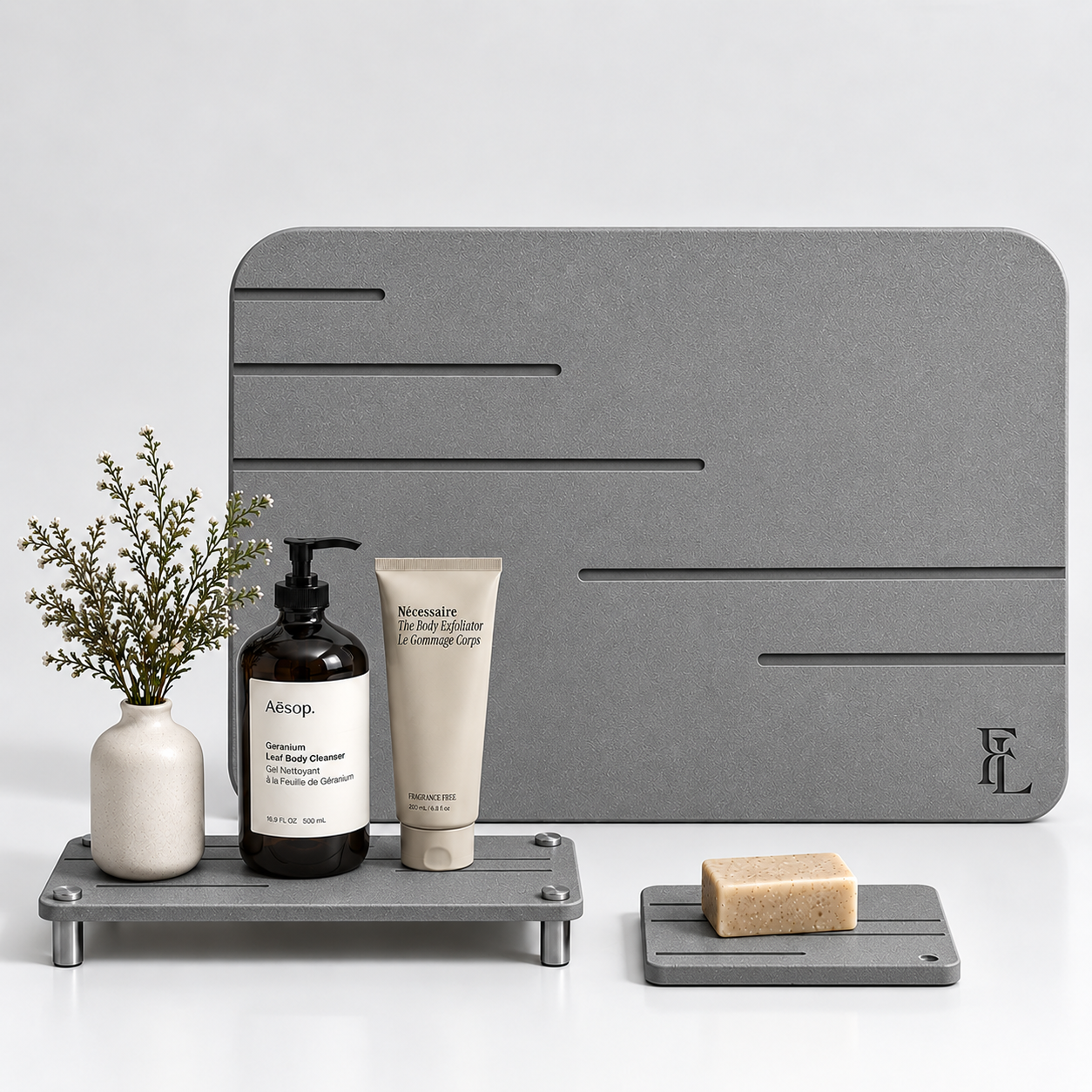 Forever Lifestyle Diatomaceous Earth Stone Bath Mat